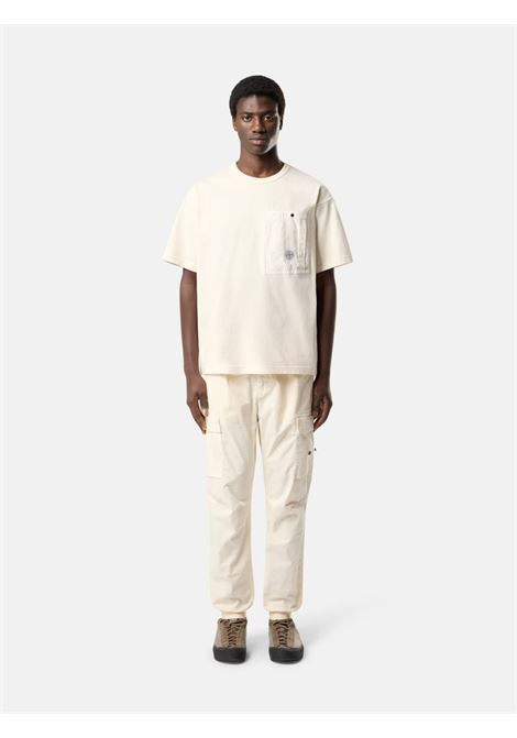 t-shirt 2100004 uomo avorio STONE ISLAND | L1S15 2100004 S0115V0093